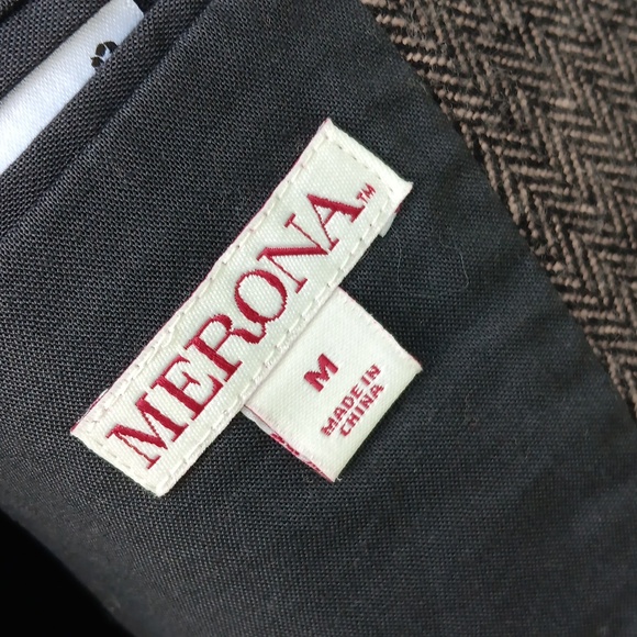 Merona Original Men's "Slim Fit" Pure Cotton Designer Blazer - Picture 6 of 16